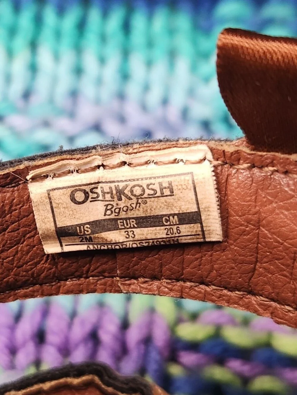 OshKosh B'gosh Tan/Brown Woven Fisherman Sandals